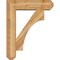 Ekena Millwork Westlake Craftsman Rough Sawn Bracket w/ Offset Brace, Western Red Cedar, 8"W x 30"D x 38"H BKT0806X30X38WTL04RWR - alternate 2